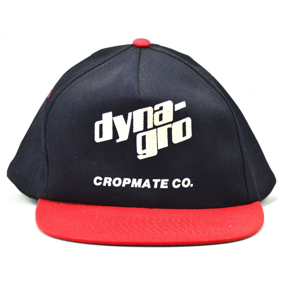 Vintage Dyna-Gro Cropmate Co.‎ Red White Blue Snapback Trucker Hat Cap FREE SHIP